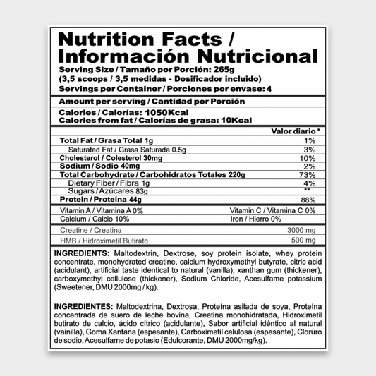 Megaplex Creatine Power 10lb