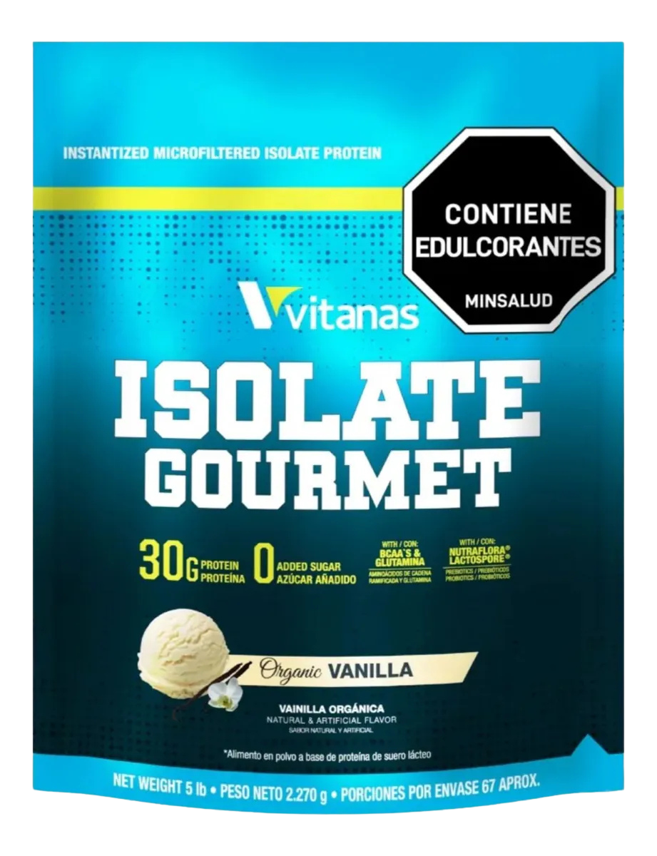 Isolate Gourmet x 5 libras – Vainilla