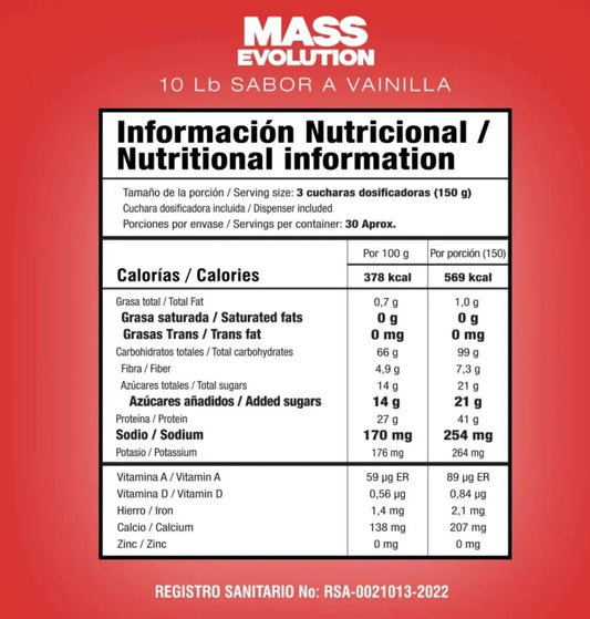 MASS EVOLUTION -10 LB