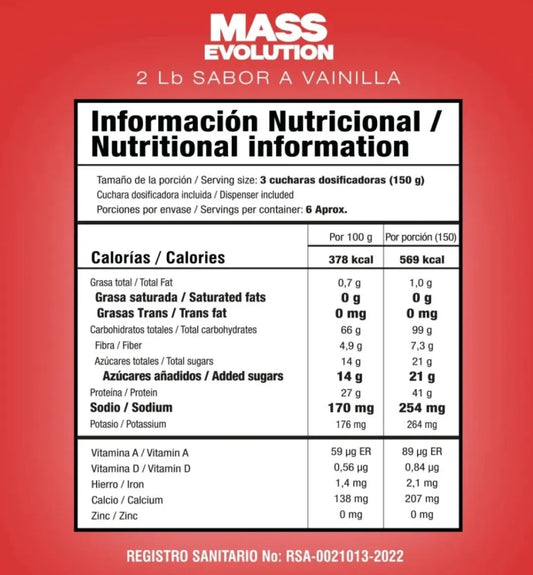 MASS EVOLUTION – 2 LB